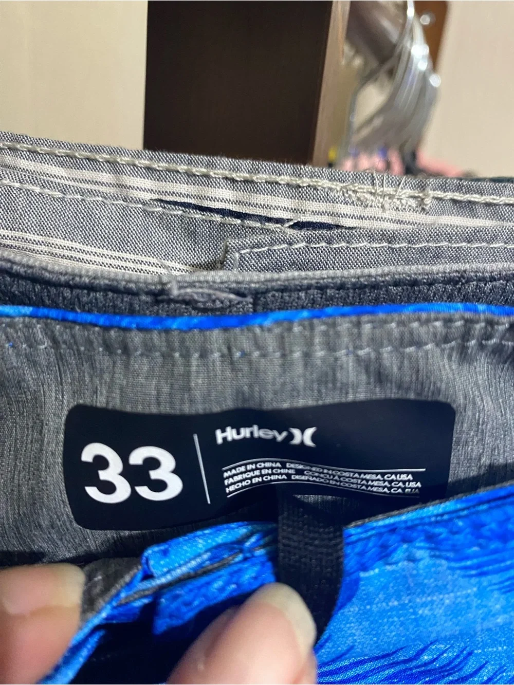 Hurley Blue Tropical Palm Board Shorts